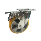 Top Plate Type Mounting Stainless Steel Casters For Bouble Ballrace Bracket Feature