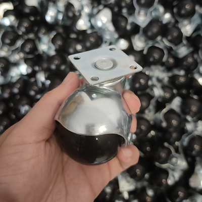 Threaded Stem Furniture Casters Side Brake Swivel Ball Casters