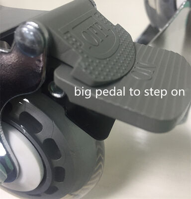 عجلات بولي يوريثان بارتفاع إجمالي 5 بوصات، صناعية، قدرة تحمل عالية، للعربات والآلات والمعدات