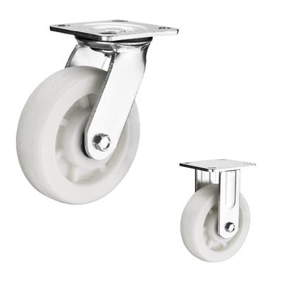 300kg Loading 4" Nylon Heavy Duty Casters With Side Brake Wholesale