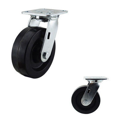 880LBS Capacity Heat Resistant Rotating 6" Drying Rack Trolley Casters