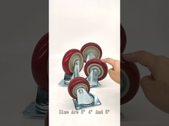 مقدمة عجلة بلاستيكية حمراء متوسطة الحجم- YLcaster